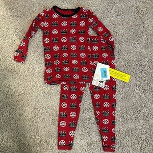 NWT Kickee Pants long sleeve pajamas film print